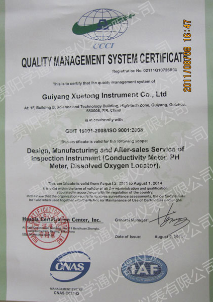Quality Management System Certification 2